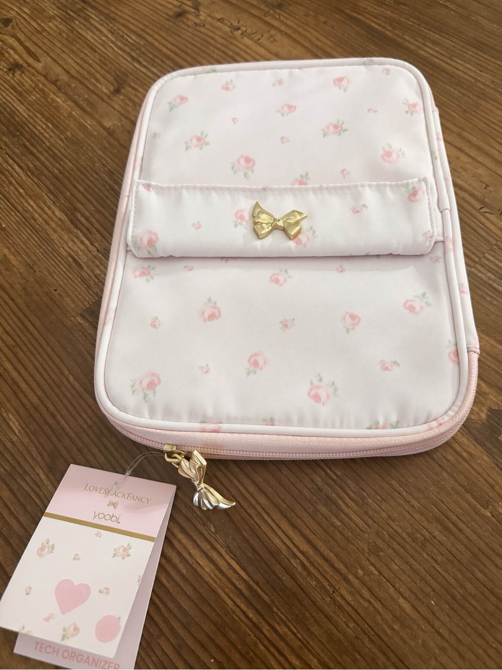 LoveShackFancy x Target-Yoobi Blooming Heirloom Ditzy Tech Organizer-NWT